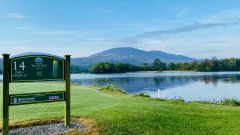 Kenmare Golf Club course with mountain views